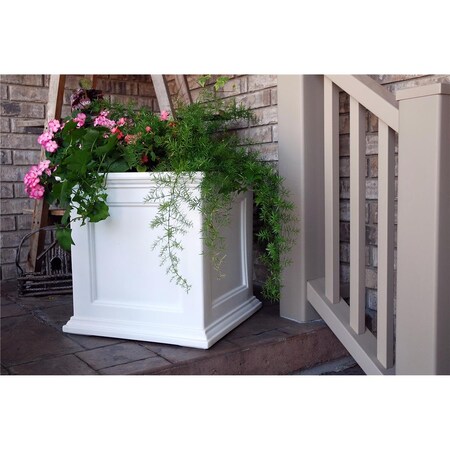 Lawnitator 5825W Fairfield 20x20 Patio Planter- White LA2621762